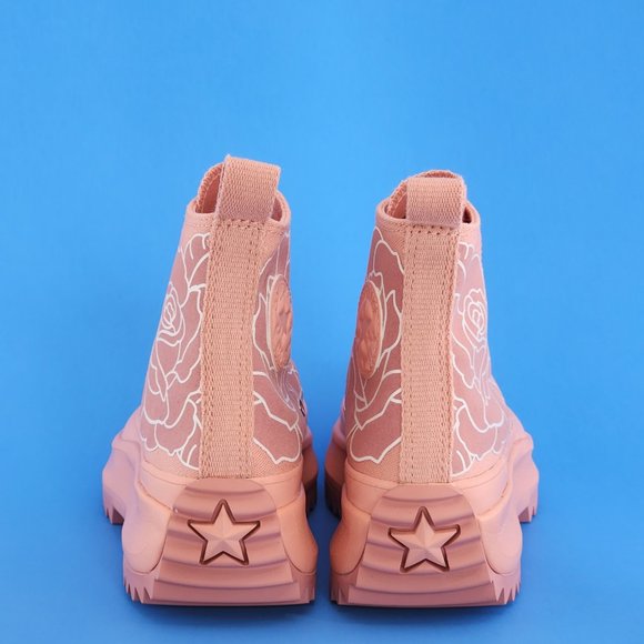Converse Run Star Hike High 'Natasha Cloud Floral' Platform Sneakers 571877C NWT - Picture 5 of 6
